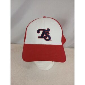 Tennessee Smokies Baseball Cap Hat Red And White Adjustable TS Logo Advertising
